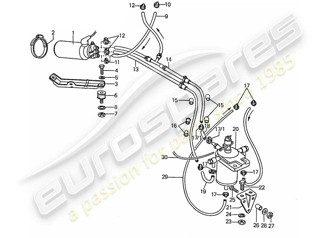 diagramma della parte contenente il codice parte 91135606403