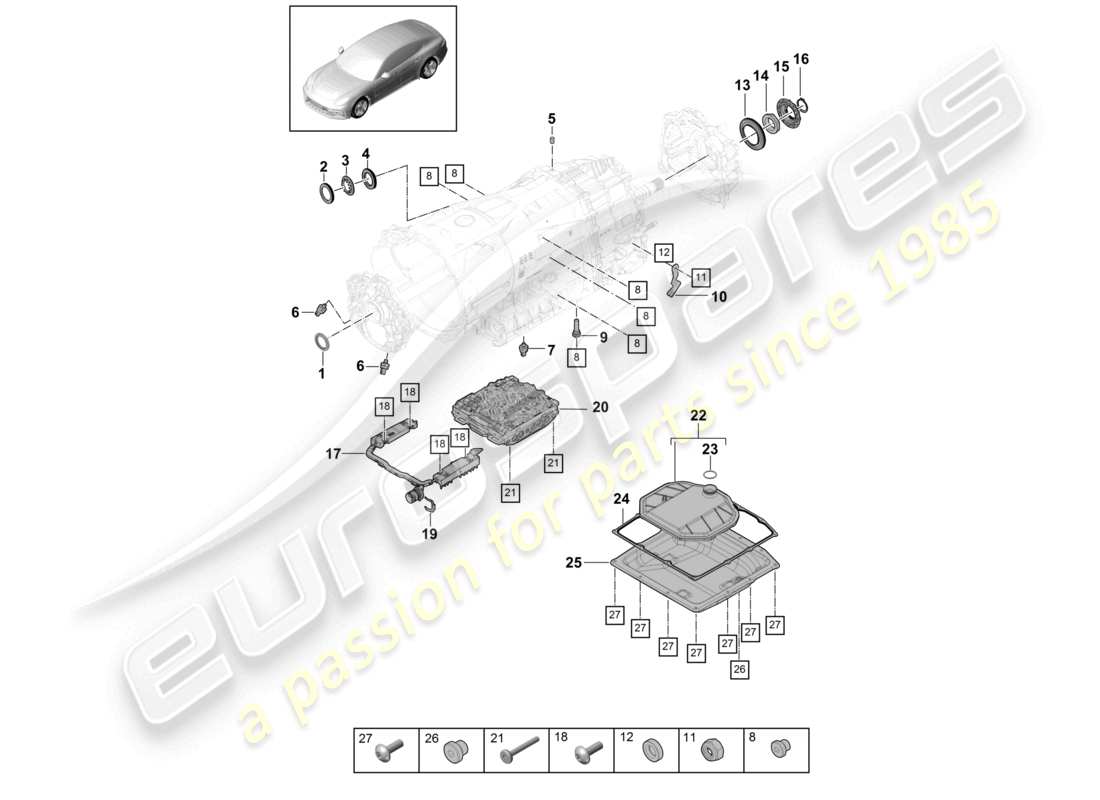 diagramma della parte contenente il codice parte 9a700853400