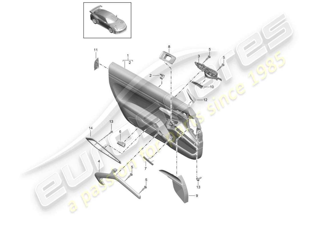 diagramma della parte contenente il codice parte 991555994e4rce