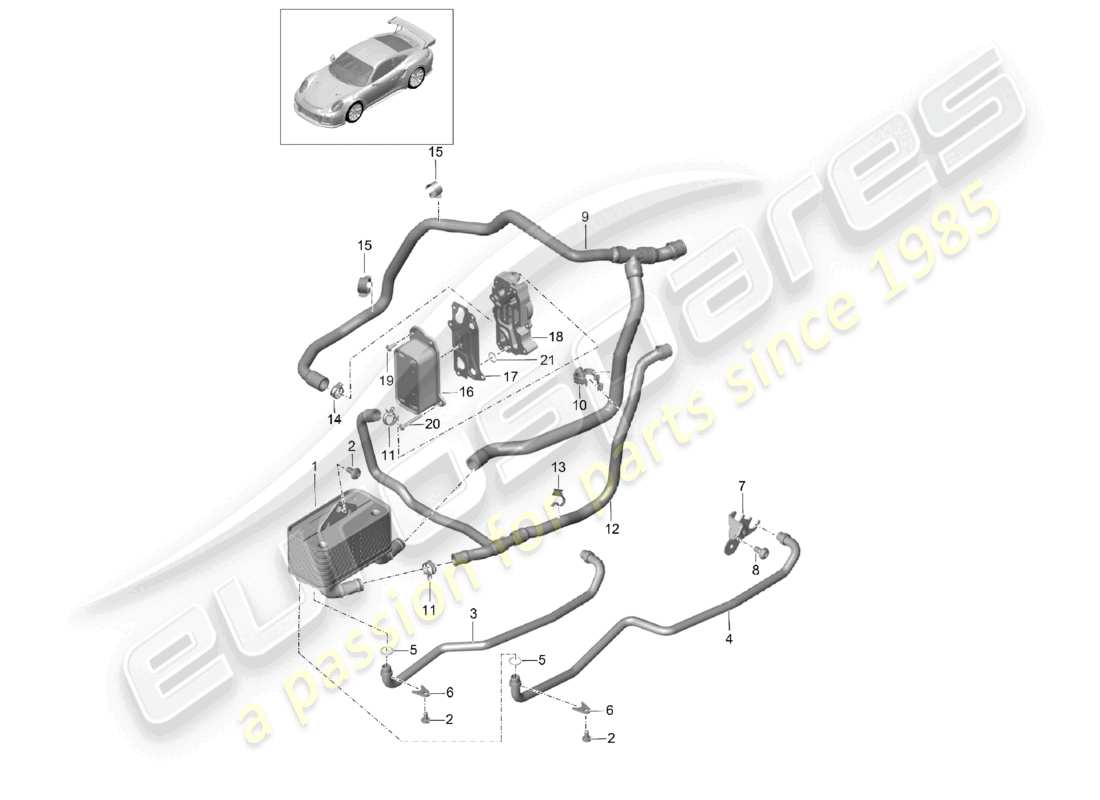 diagramma della parte contenente il codice parte 9g130773180