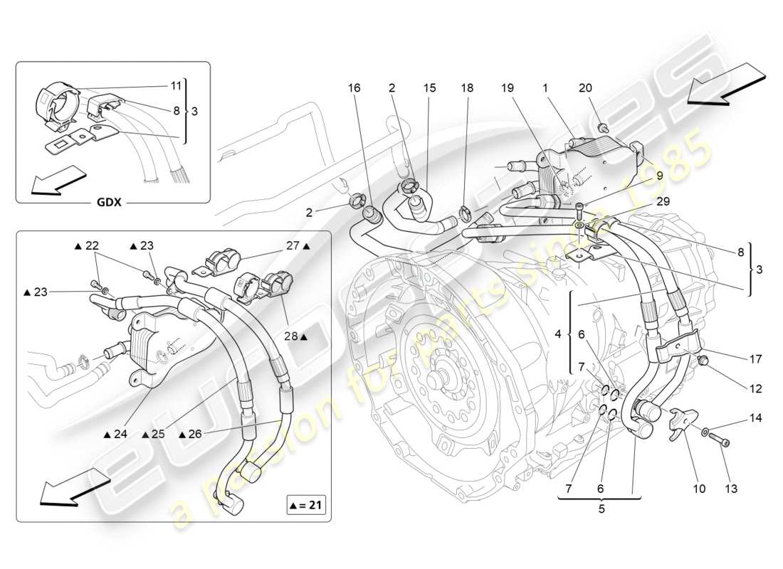 diagramma della parte contenente il codice parte 670003115