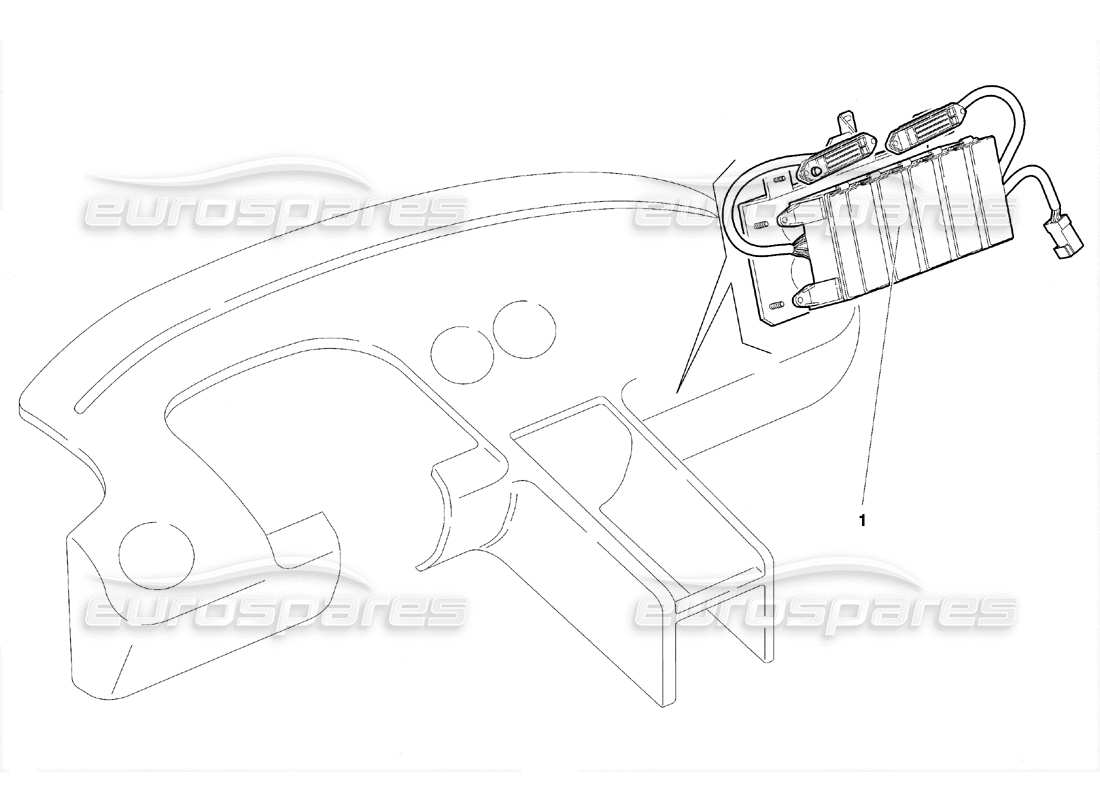 lamborghini diablo se30 (1995) schema delle parti dell'impianto elettrico (da se 080-150).