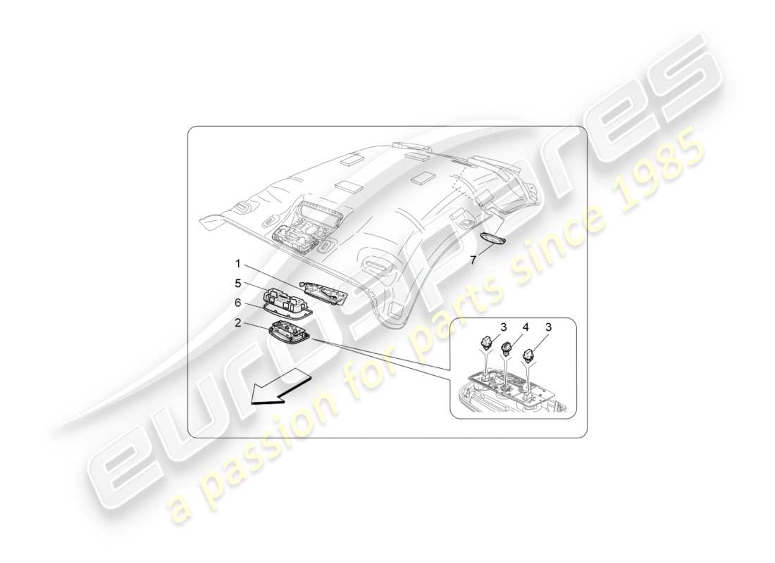 diagramma della parte contenente il codice parte 670061784