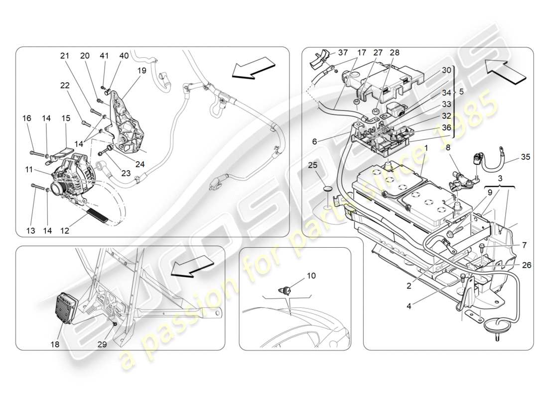 diagramma della parte contenente il codice parte 675000578