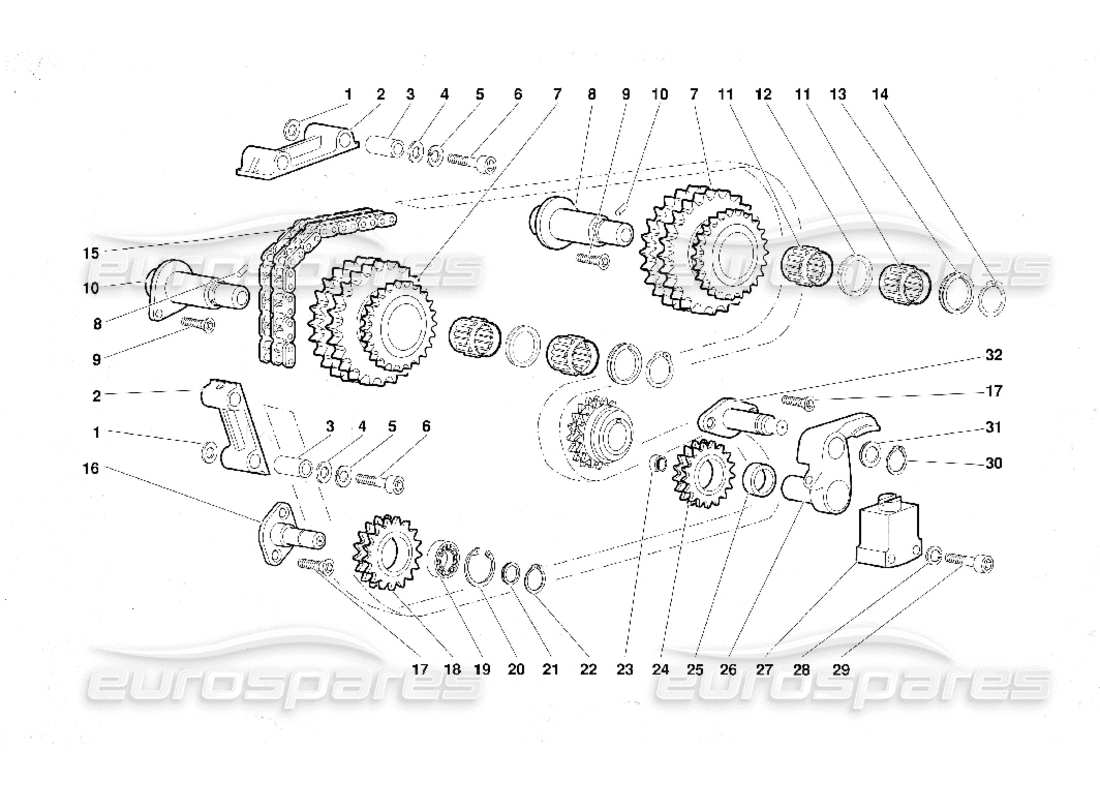 diagramma della parte contenente il codice parte 001224990