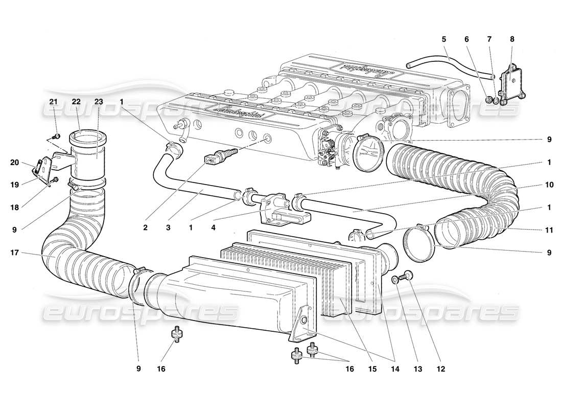 diagramma della parte contenente il codice parte 001334383