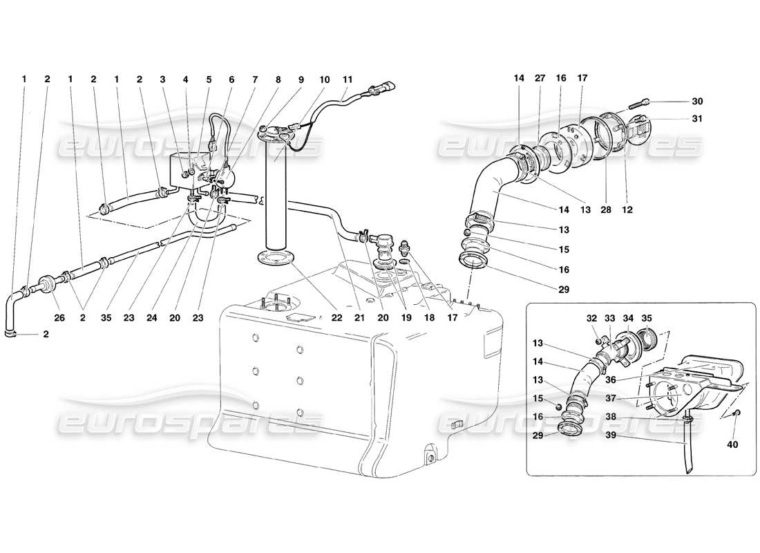 diagramma della parte contenente il codice parte 006135126