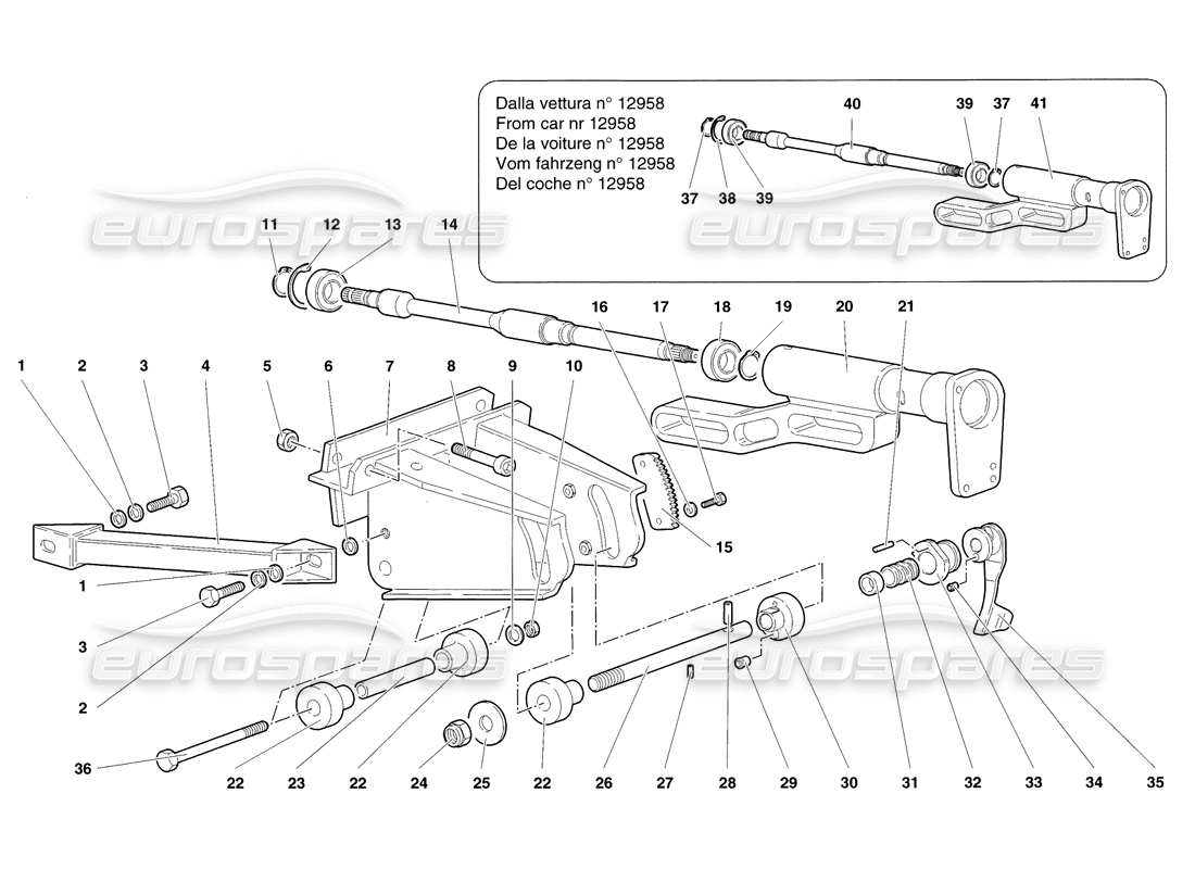 diagramma della parte contenente il codice parte 004338060