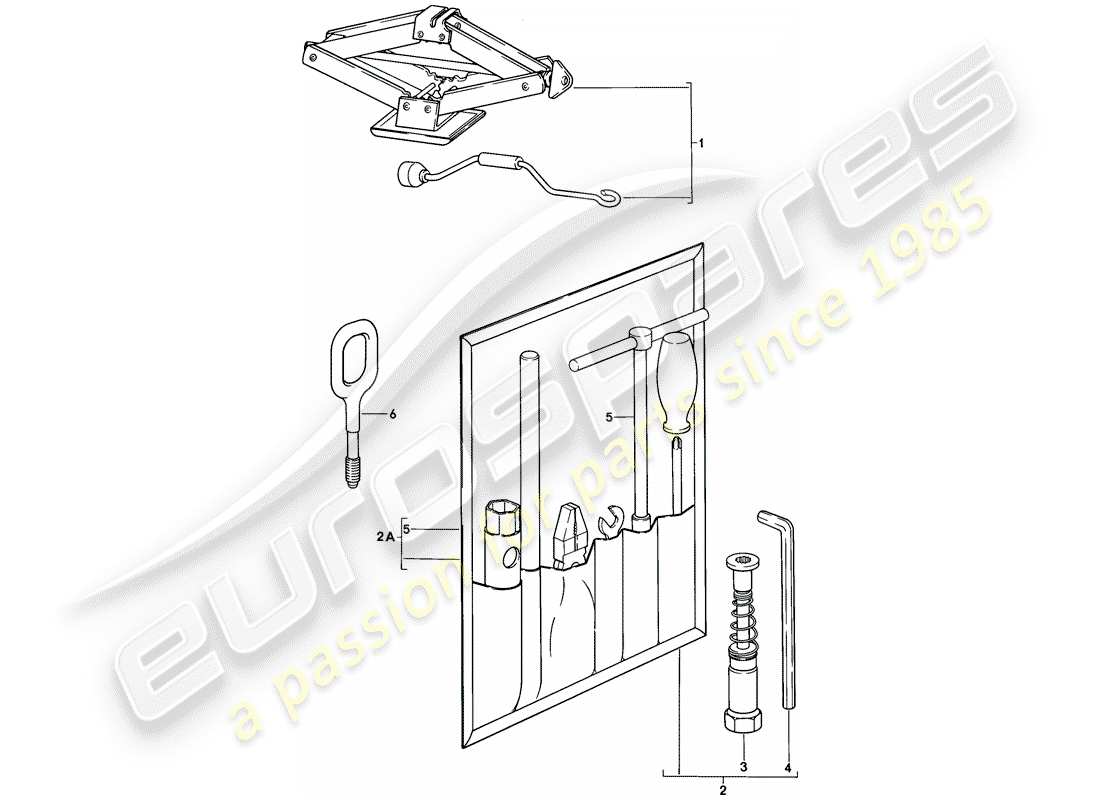 porsche 1981 (924) accessori - - weiteres zubehoer im classic - catalogo (modello: cla) schema delle parti