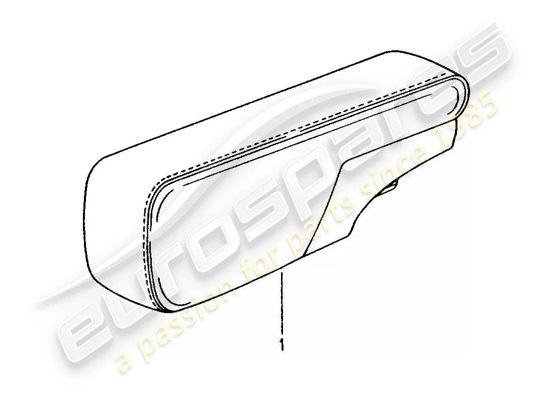 porsche 2011 (tequipment) diagramma delle parti del bracciolo