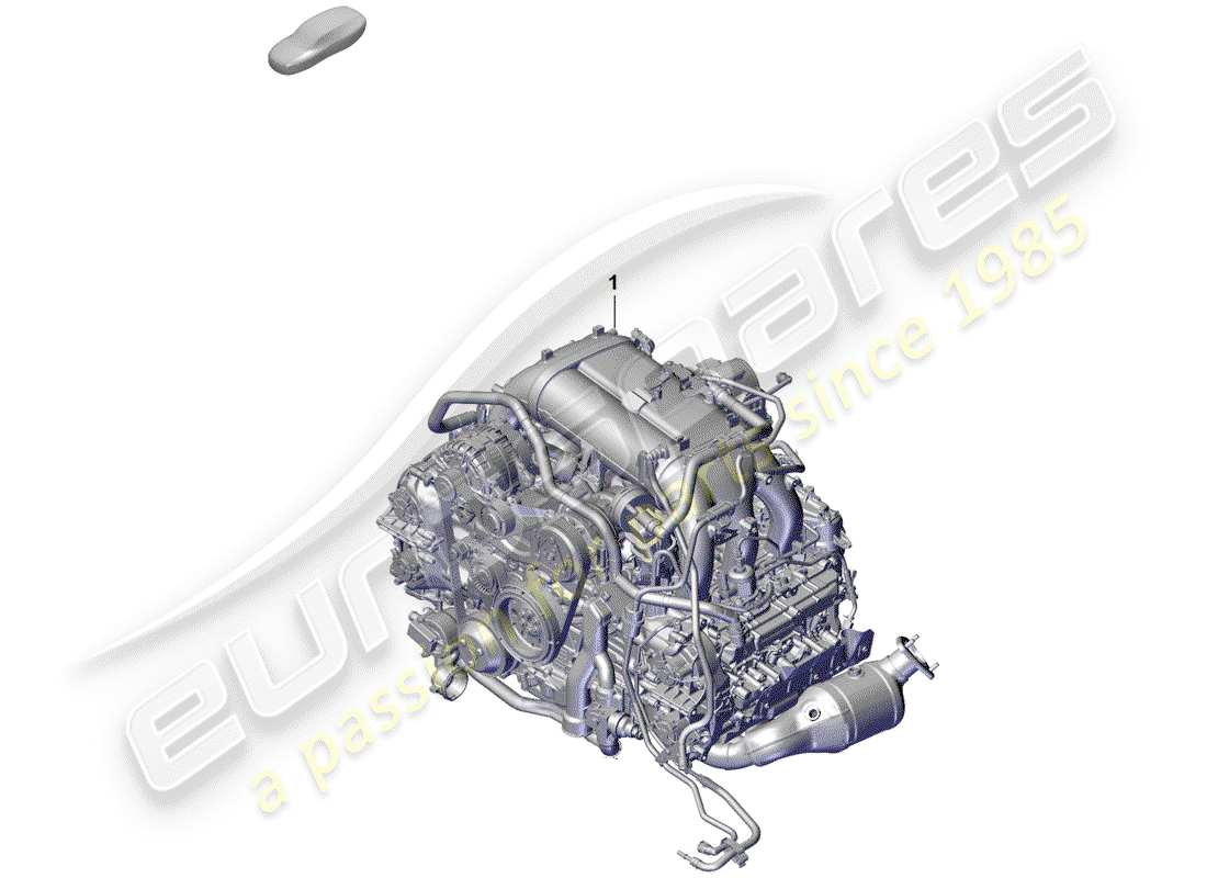porsche 2019 (718 boxster spyder) motore sostitutivo diagramma delle parti