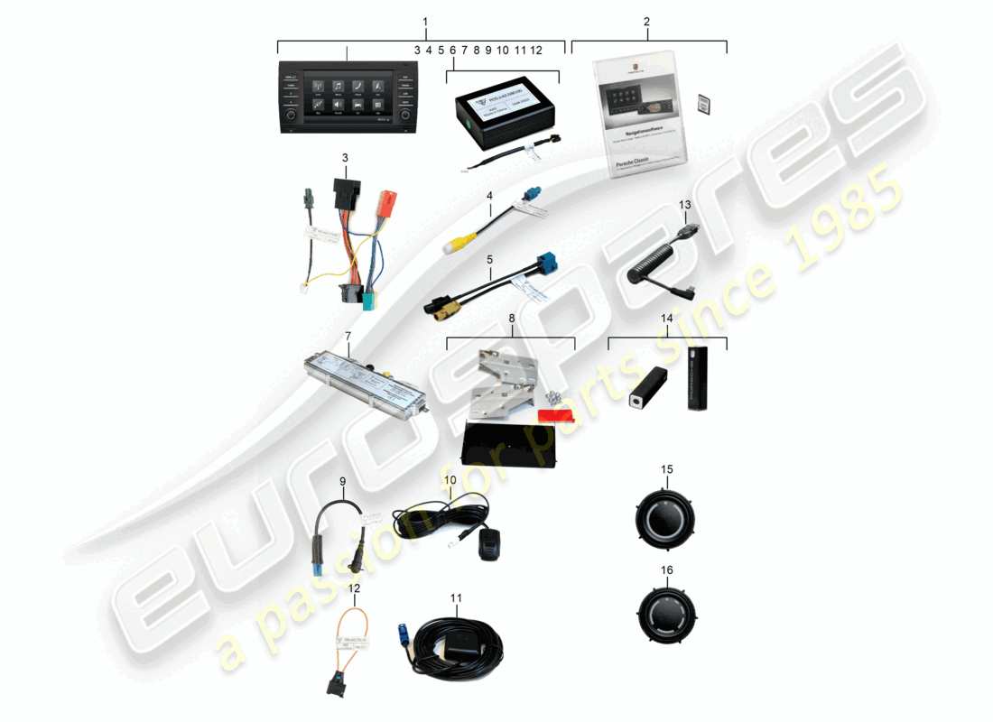 porsche 2006 (cayenne e1 9pa) porsche comunicazione classica 03-08 management plus vedi informazioni tecniche 27/22 9112 diagramma delle parti