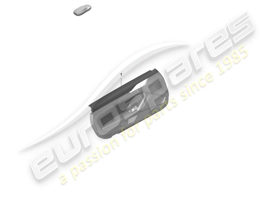 porsche 2019 (992-1) pannello porta per veicoli con rivestimento in pelle bicolore pacchetto heritage design diagramma ricambi pure