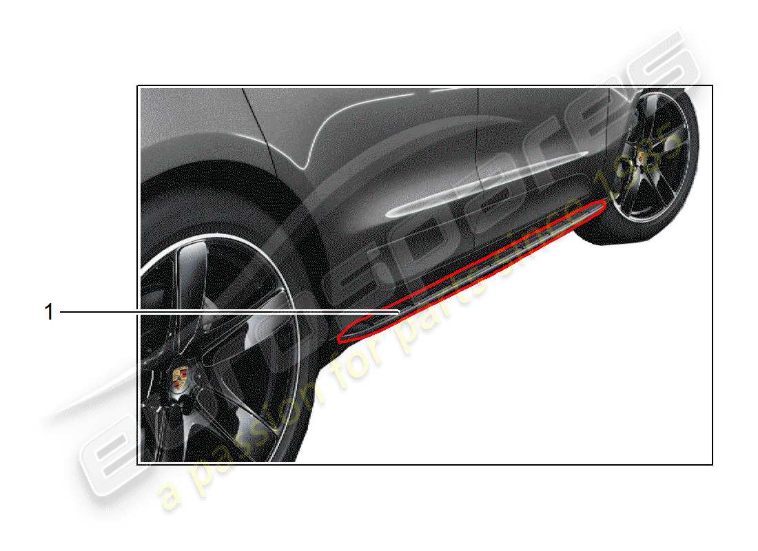 porsche 2016 (tequipment macan) diagramma delle parti step
