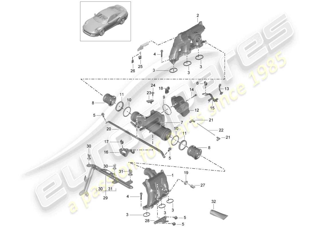 diagramma della parte contenente il codice parte 9a111004571