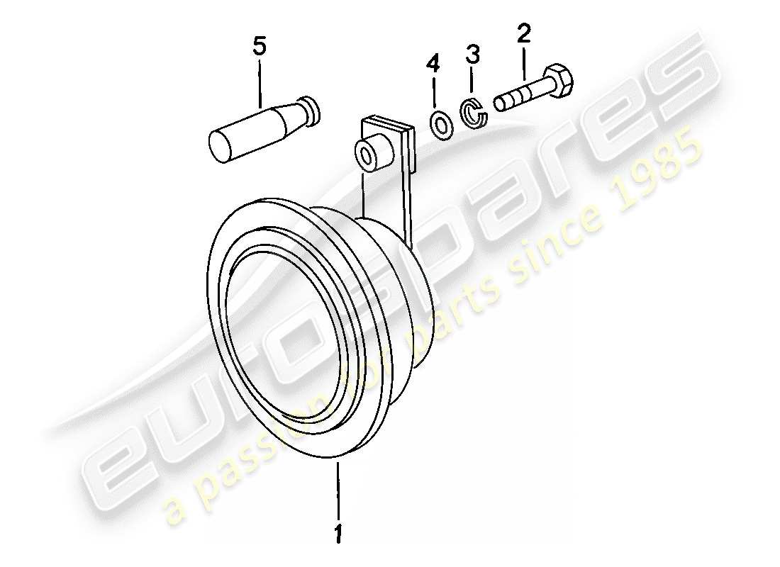 porsche 1979 (924) corno - d >> - mj 1978 diagramma delle parti