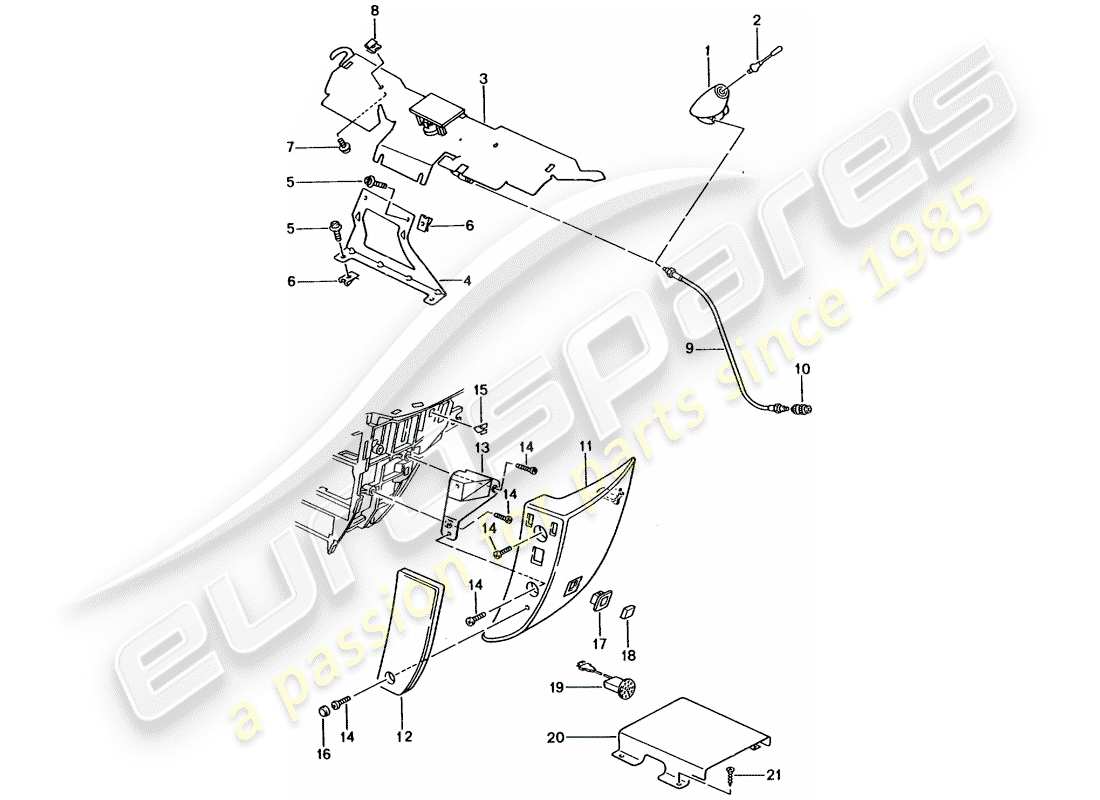 porsche 2005 (996 gt3) preparazione del telefono diagramma delle parti
