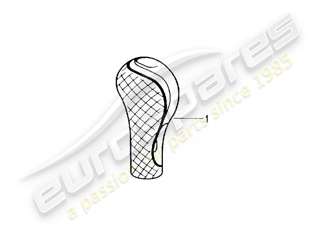 porsche 1996 (tequipment) leva selettrice diagramma delle parti