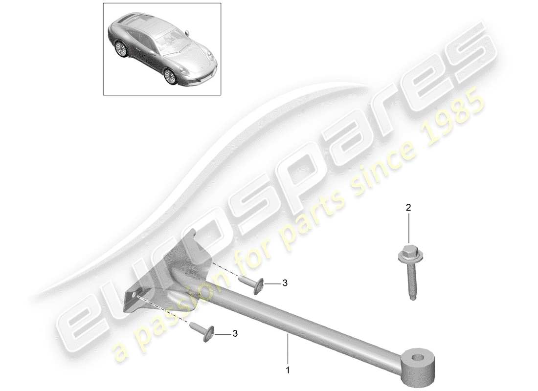porsche 2017 (991-2) punte a cupola diagramma delle parti