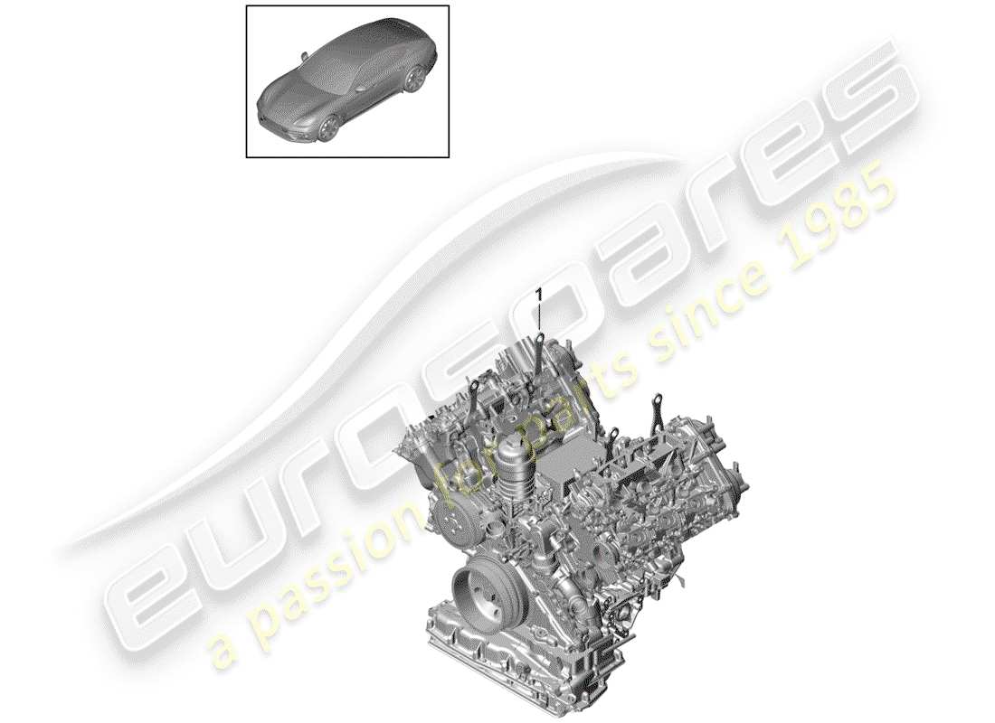 porsche 2020 (panamera 971-1) blocco lungo diagramma delle parti