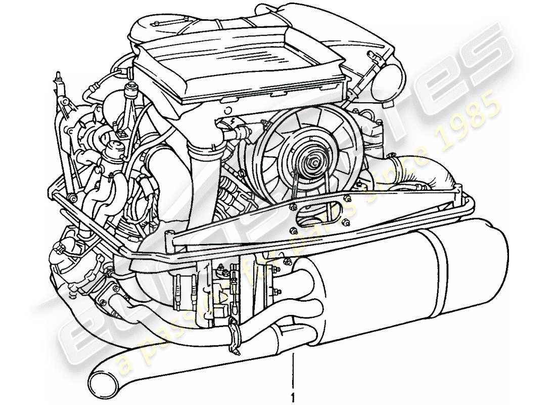 porsche replacement catalogue (2011) motore ricostruito schema delle parti