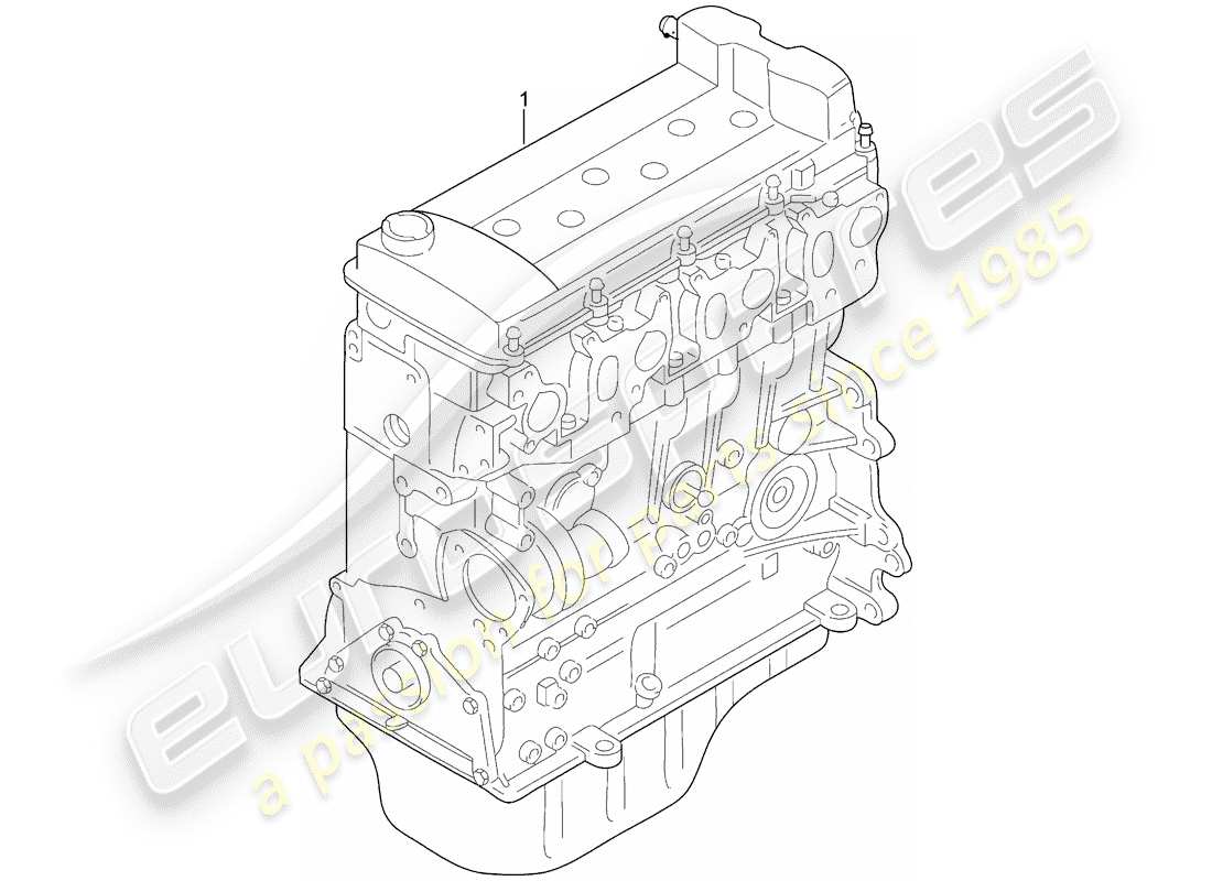 porsche 2011 (cayenne e2 92a) blocco lungo diagramma delle parti