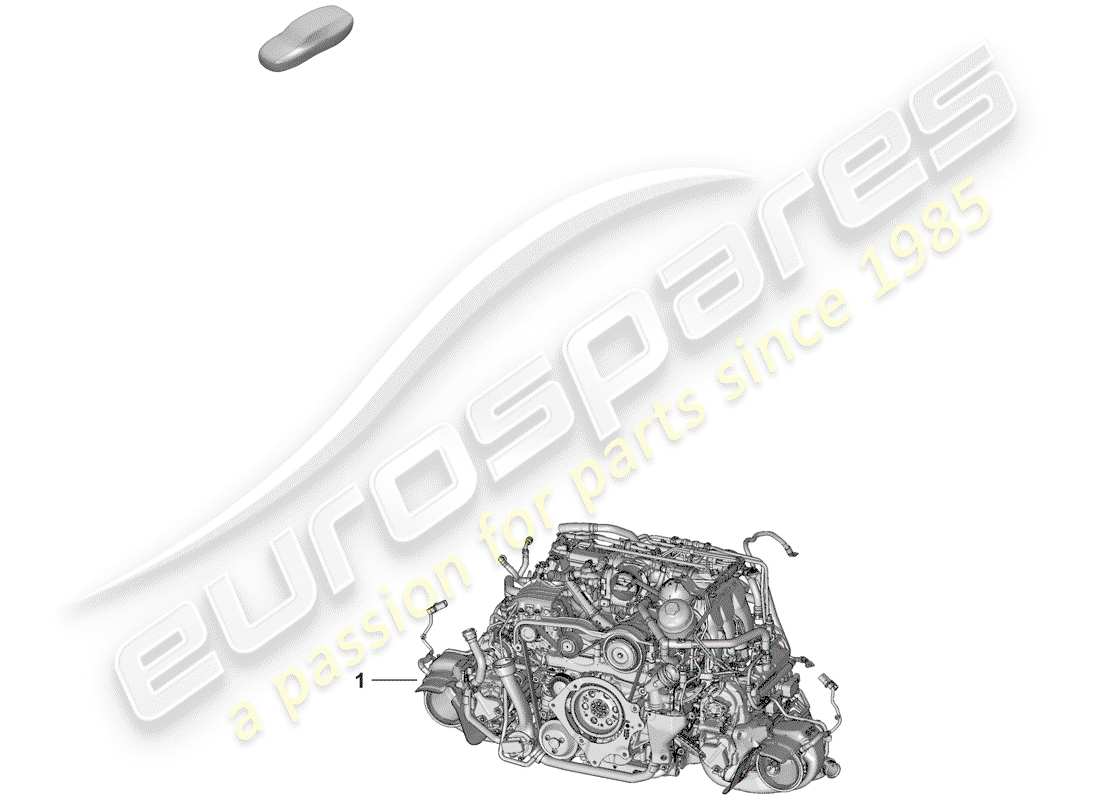 porsche 2019 (992-1) motore sostitutivo diagramma delle parti