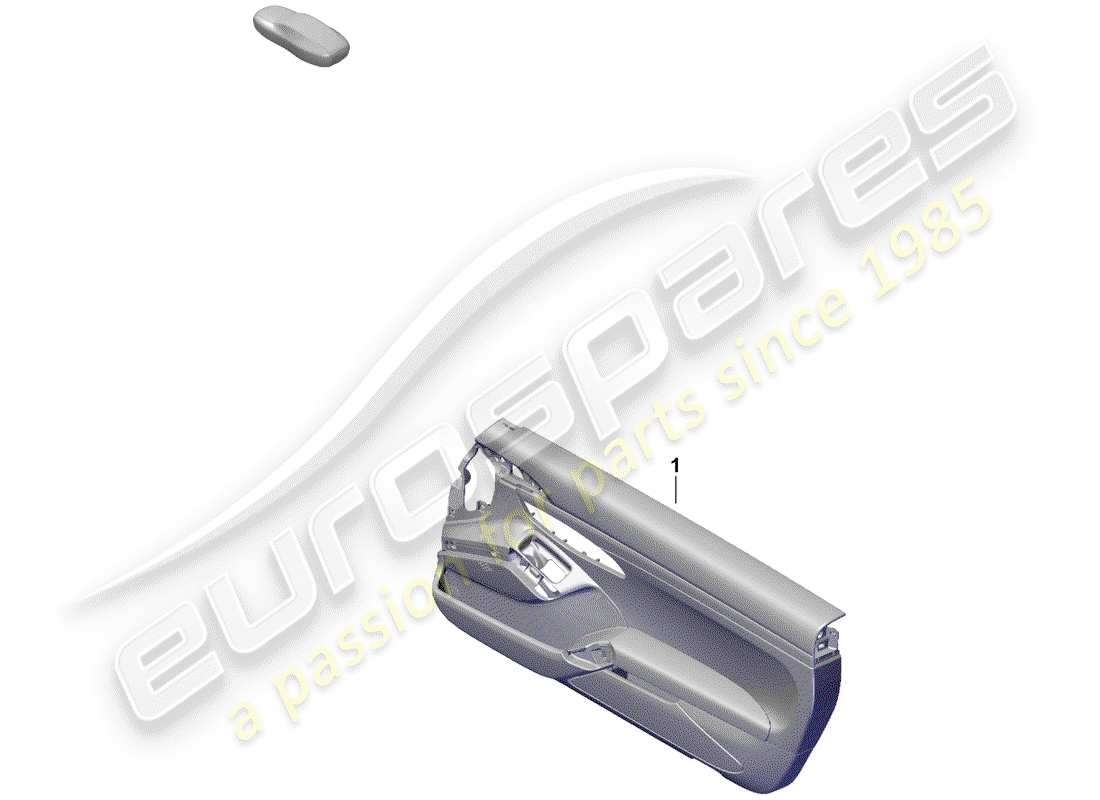 porsche 2019 (718 boxster spyder) pannello della porta diagramma delle parti