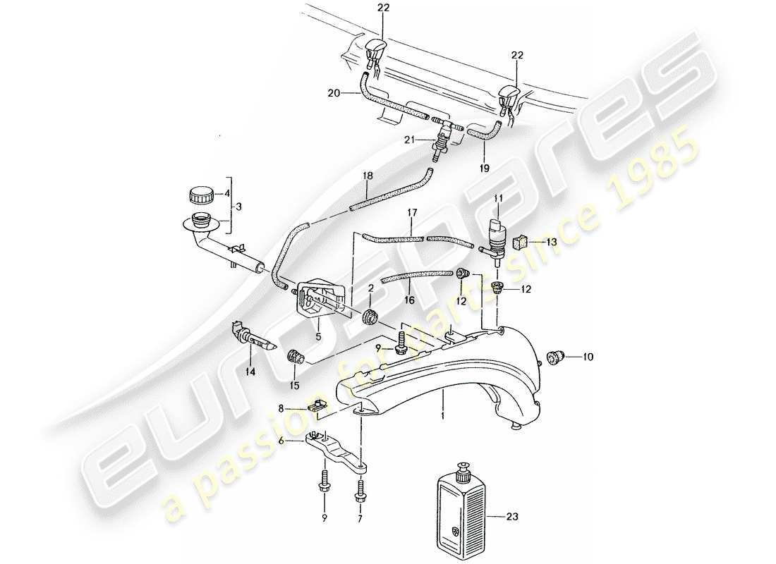 porsche 2003 (996) gruppo rondella diagramma delle parti
