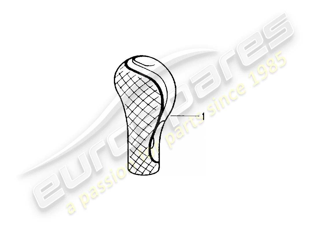 porsche 1996 (tequipment) leva selettrice diagramma delle parti
