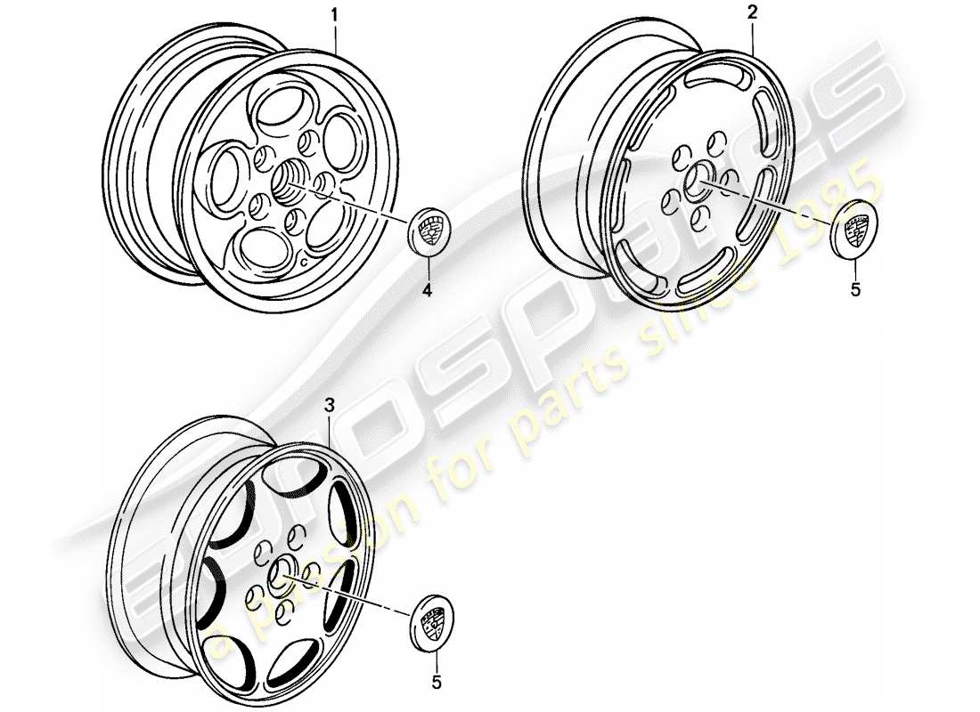 porsche 2011 (tequipment) rondella distanziale diagramma delle parti
