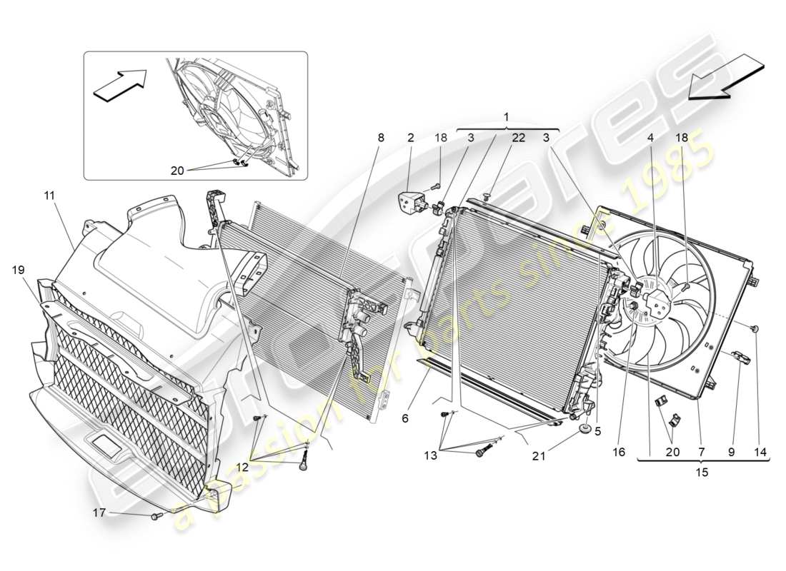 diagramma della parte contenente il codice parte 670030111