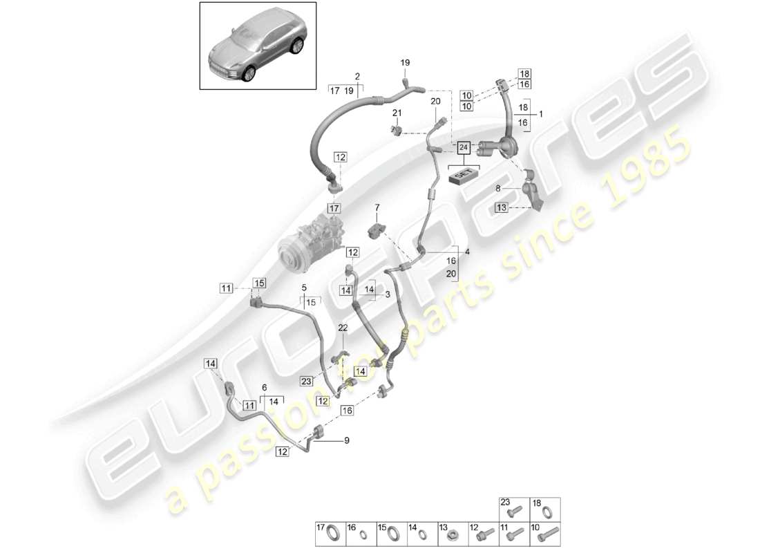 diagramma della parte contenente il codice parte 95b260702h
