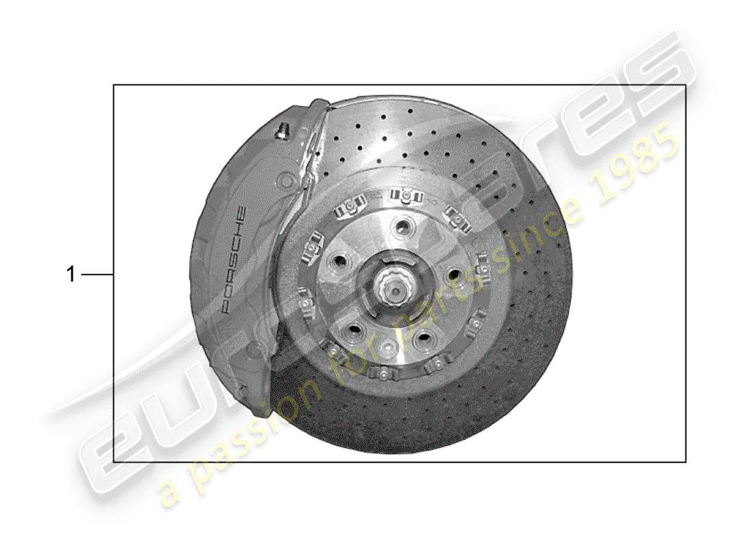 porsche 2014 (tequipment cayenne) diagramma della parte del freno