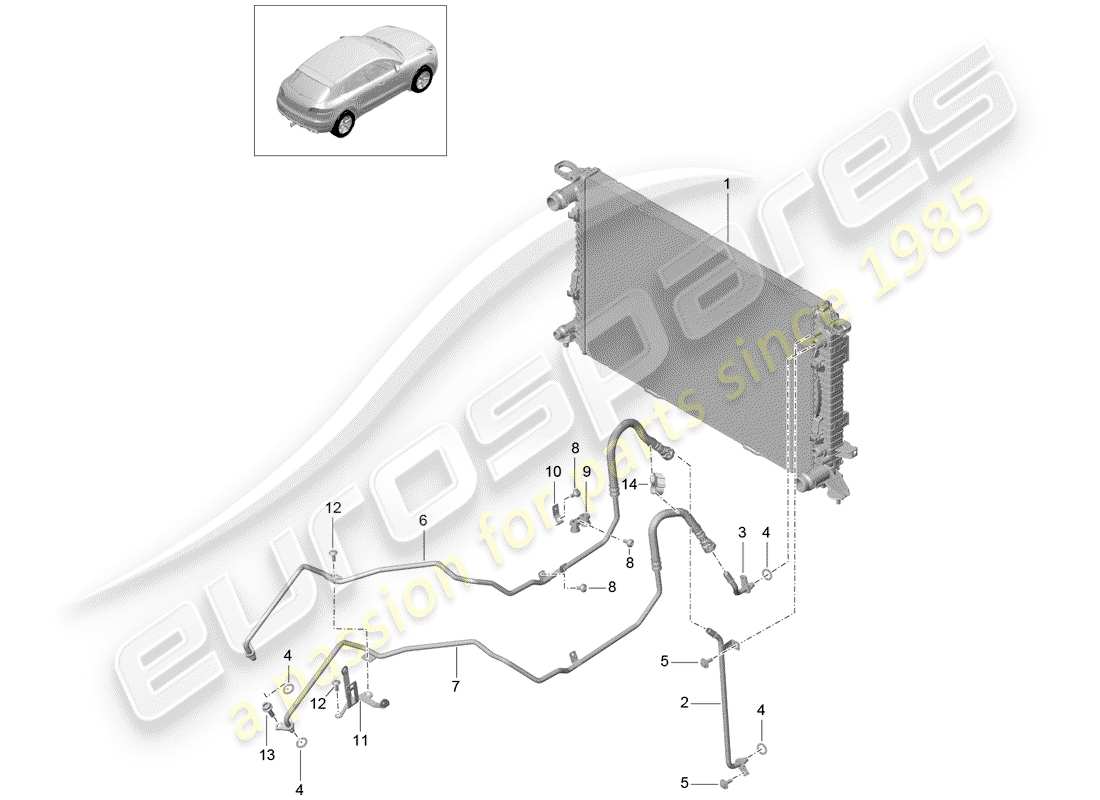 porsche 2016 (macan) - per favore - diagramma delle parti