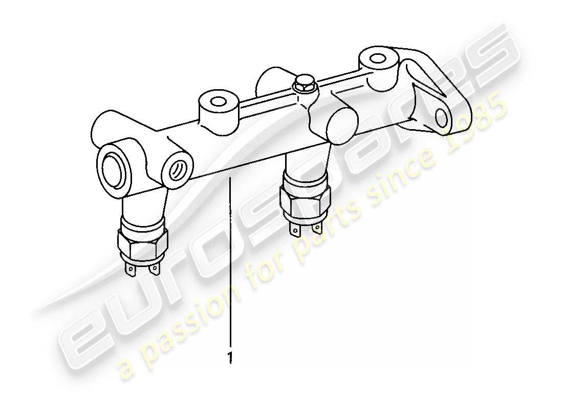 porsche 1978 (924) pompa freno diagramma delle parti