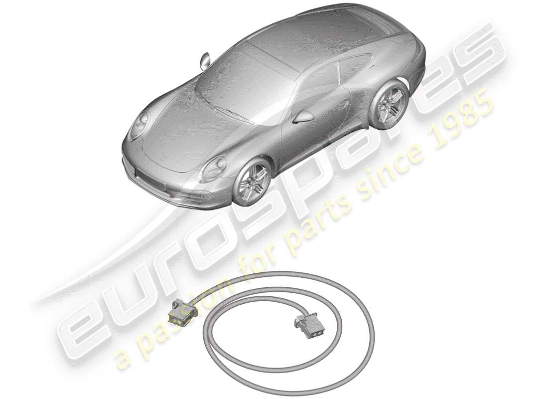 porsche 2012 (991-1) fibra ottica leggera diagramma delle parti