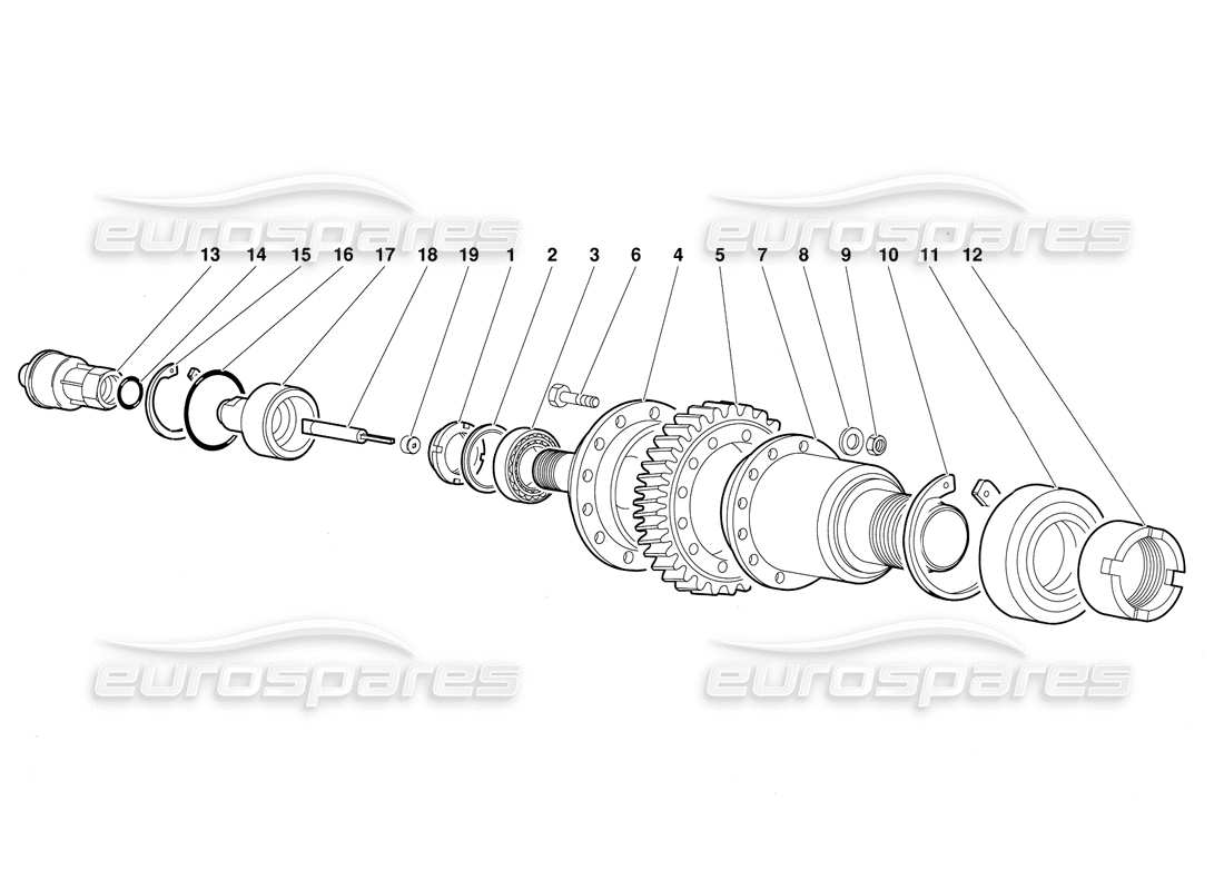 lamborghini diablo (1991) mittente del tachimetro diagramma delle parti