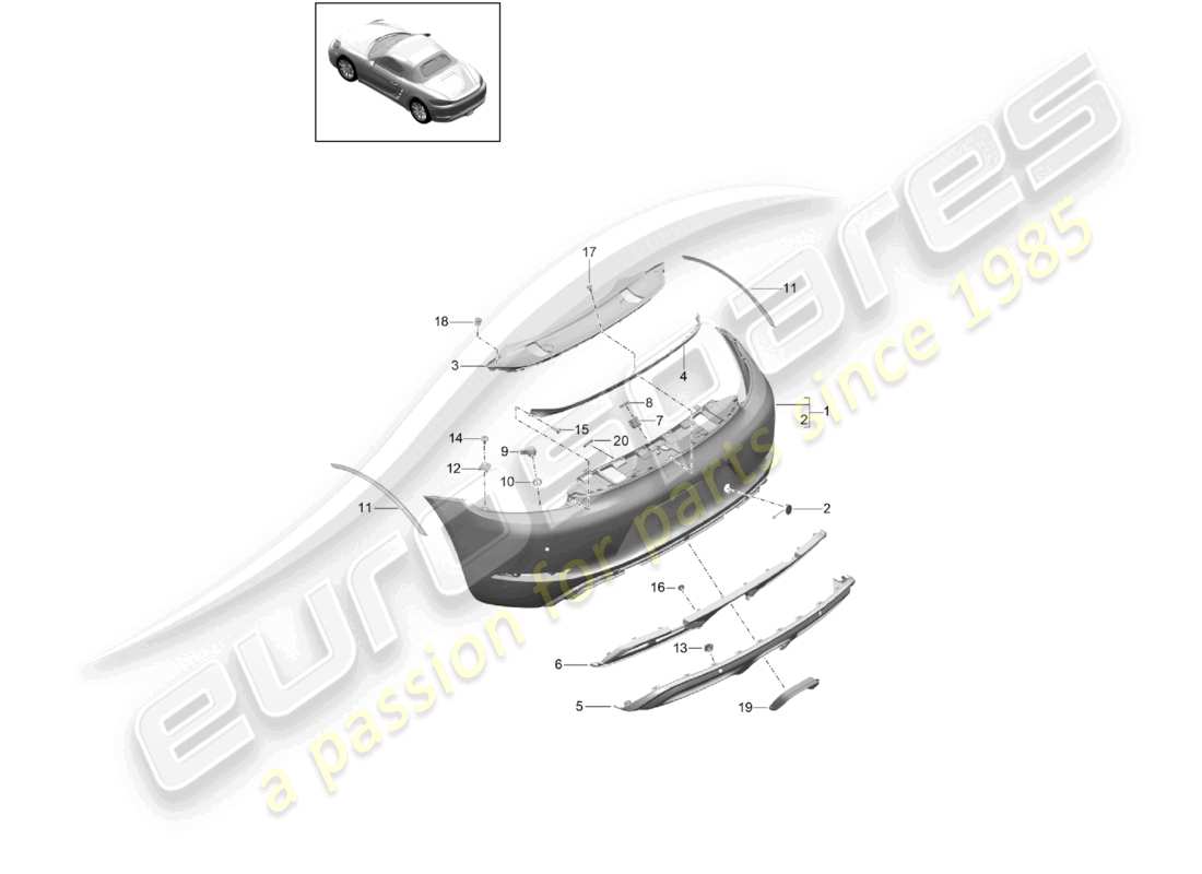 diagramma della parte contenente il codice parte 982807135a ok1