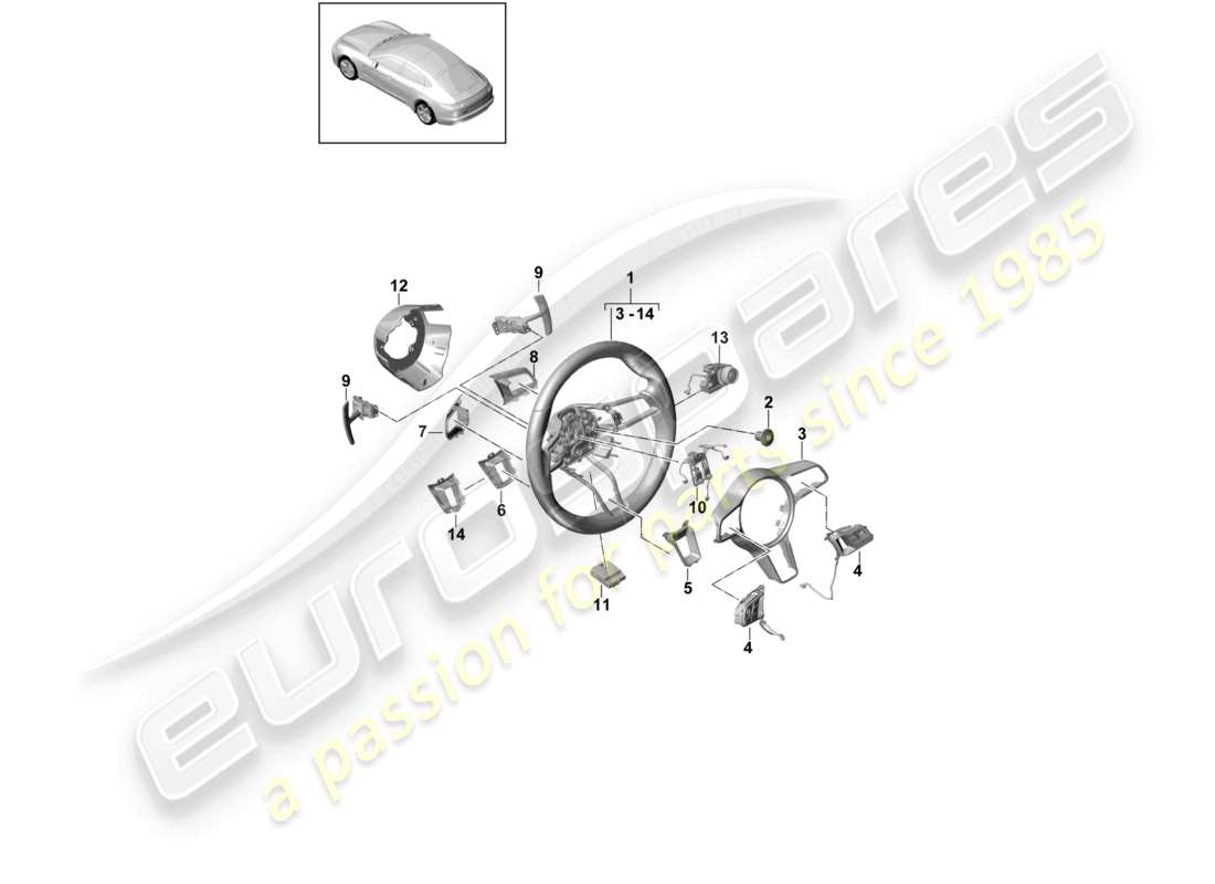 diagramma della parte contenente il codice parte 971419091eba34