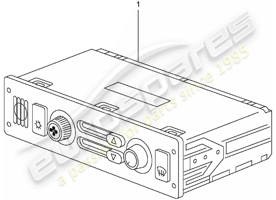 un diagramma delle parti dal catalogo delle parti porsche 2004 (refurbished and exchange catalogue)
