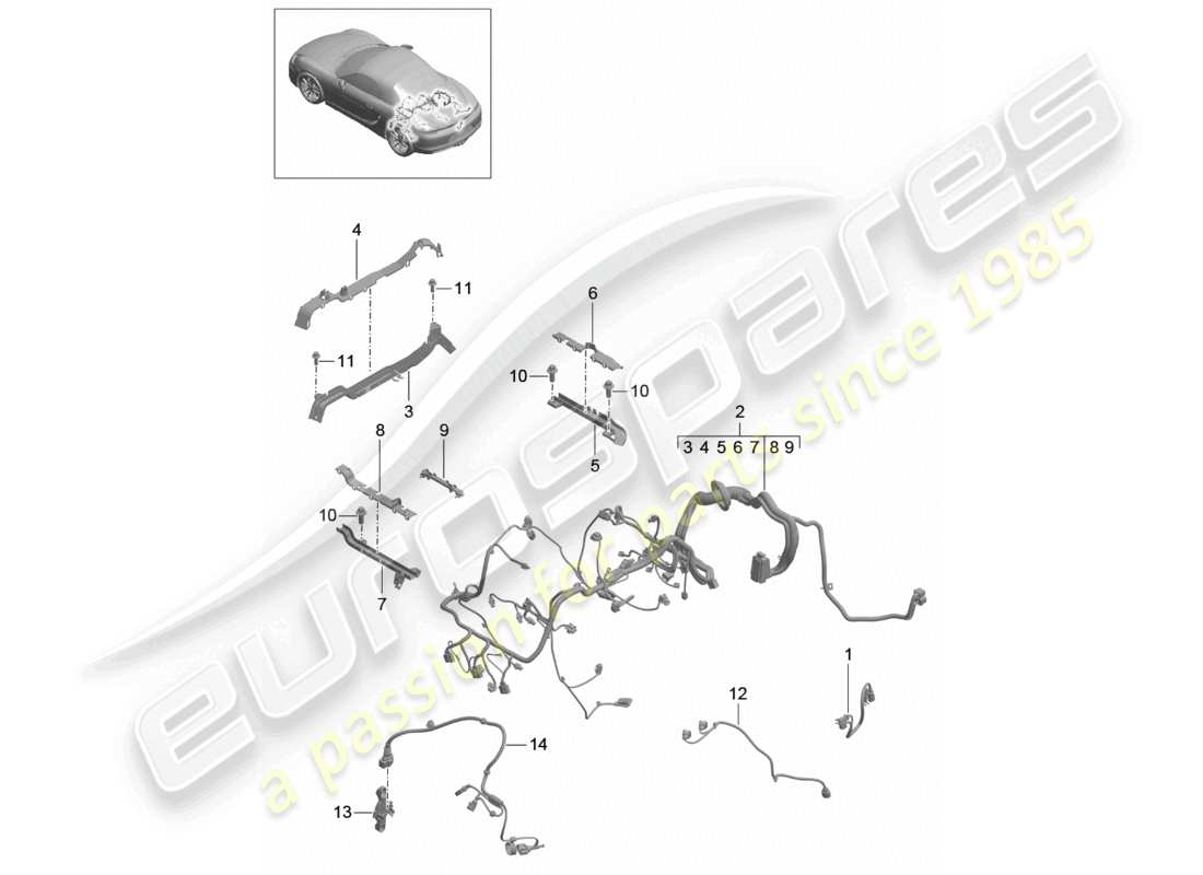 diagramma della parte contenente il codice parte 9a160709322