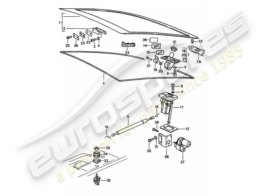 diagramma della parte contenente il codice parte 92851216903