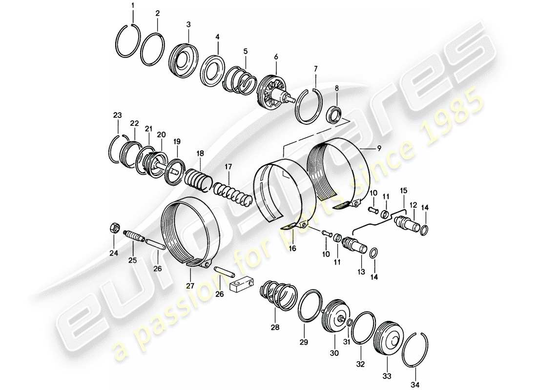 diagramma della parte contenente il codice parte 0109970845