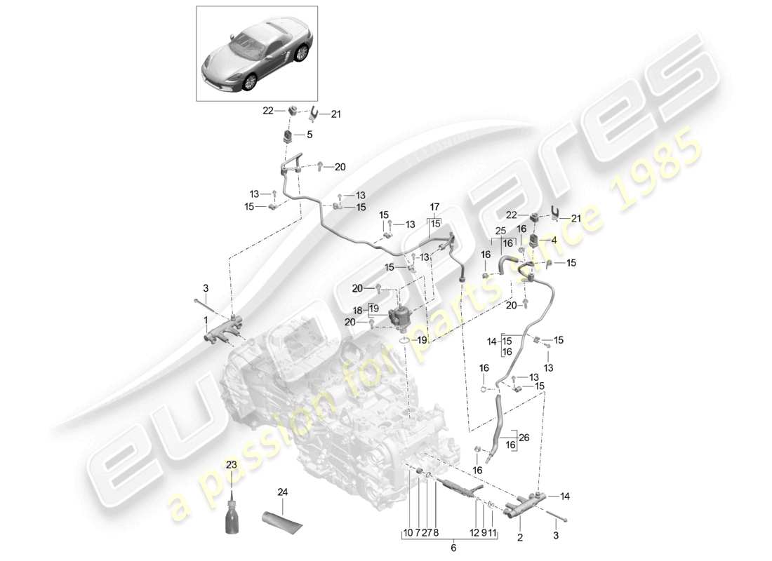 diagramma della parte contenente il codice parte 06h906051j
