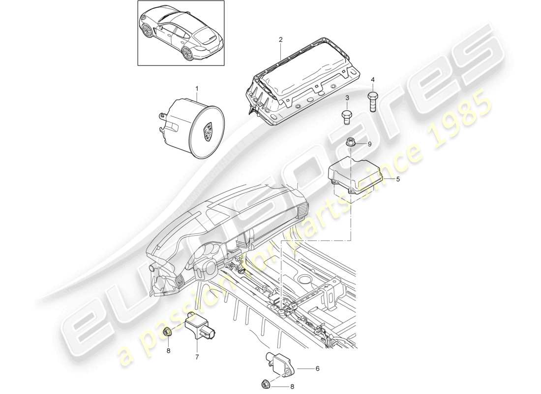 diagramma della parte contenente il codice parte 970803089099j9