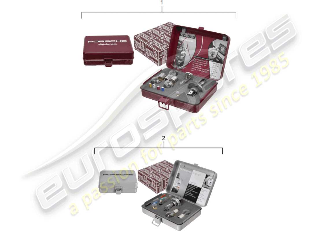 un diagramma delle parti dal catalogo delle parti porsche 2005 (cayenne e1 9pa)