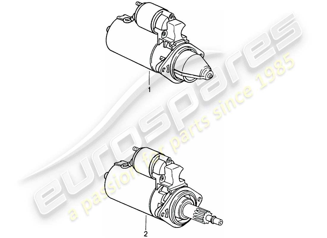 un diagramma delle parti dal catalogo delle parti porsche accessories and tequipment