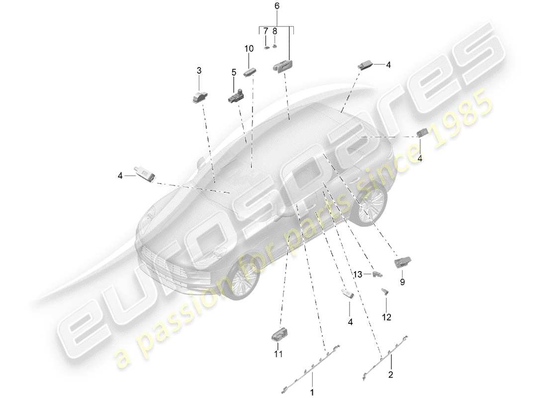 diagramma della parte contenente il codice parte 4b0947415a