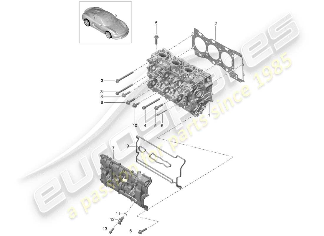 diagramma della parte contenente il codice parte 9a110491115